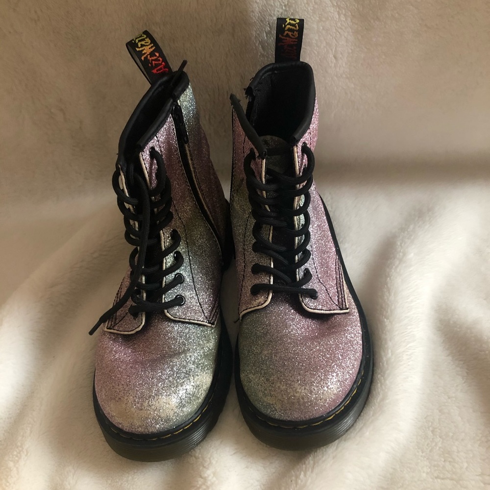 Dr. Martens Rainbow Glitter Boots